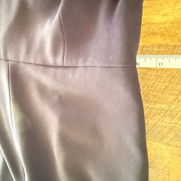 Formal Jumpsuit Black Beaded Short Sleeve Keyhole Wide Leg Womens 10 Cocktail - Picture 8 of 14